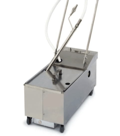 Automated oil filtration in operation